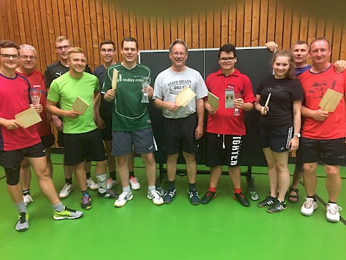Bericht Tischtennis-Speckbrett-Turnier Erwachsene