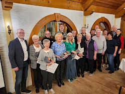 Die Geehrten bei der Jahreshauptversammlung