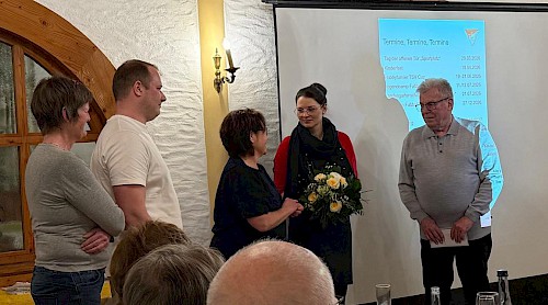 Jahreshauptversammlung 2026<br />Verabschiedung Verena Heel aus dem Vorstandsteam
